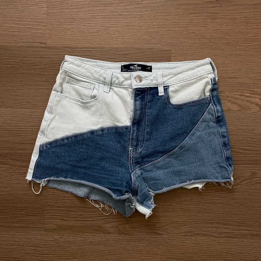 Hollister Multi Color Ultra High Rise Mom Short